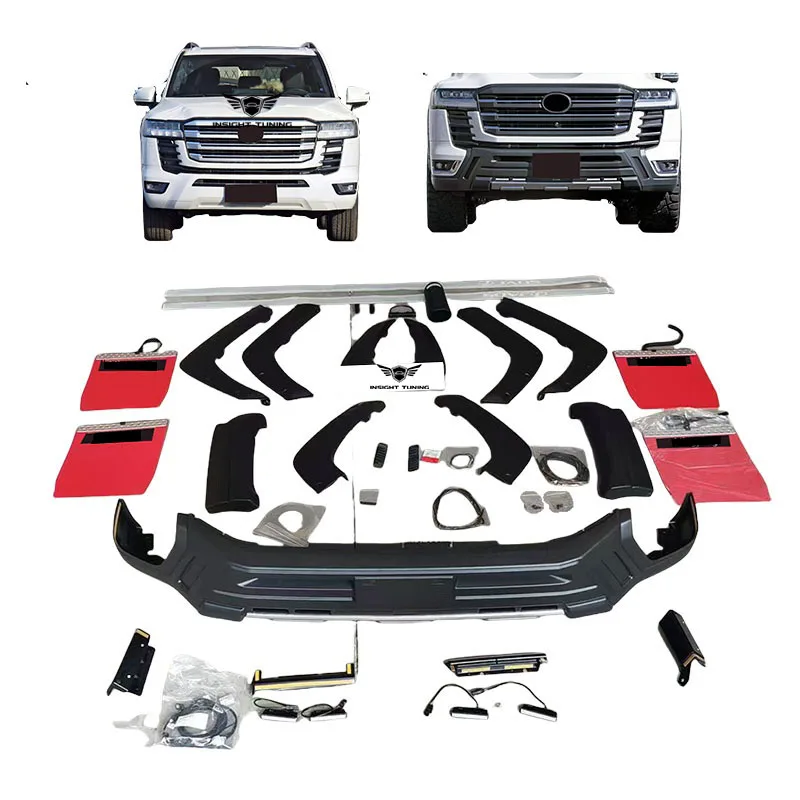 

New Arrival JS Style Car Exterior Front Bumper Fender Flare Bodykit For Toyota Land Cruiser 300 LC300 Body Kit