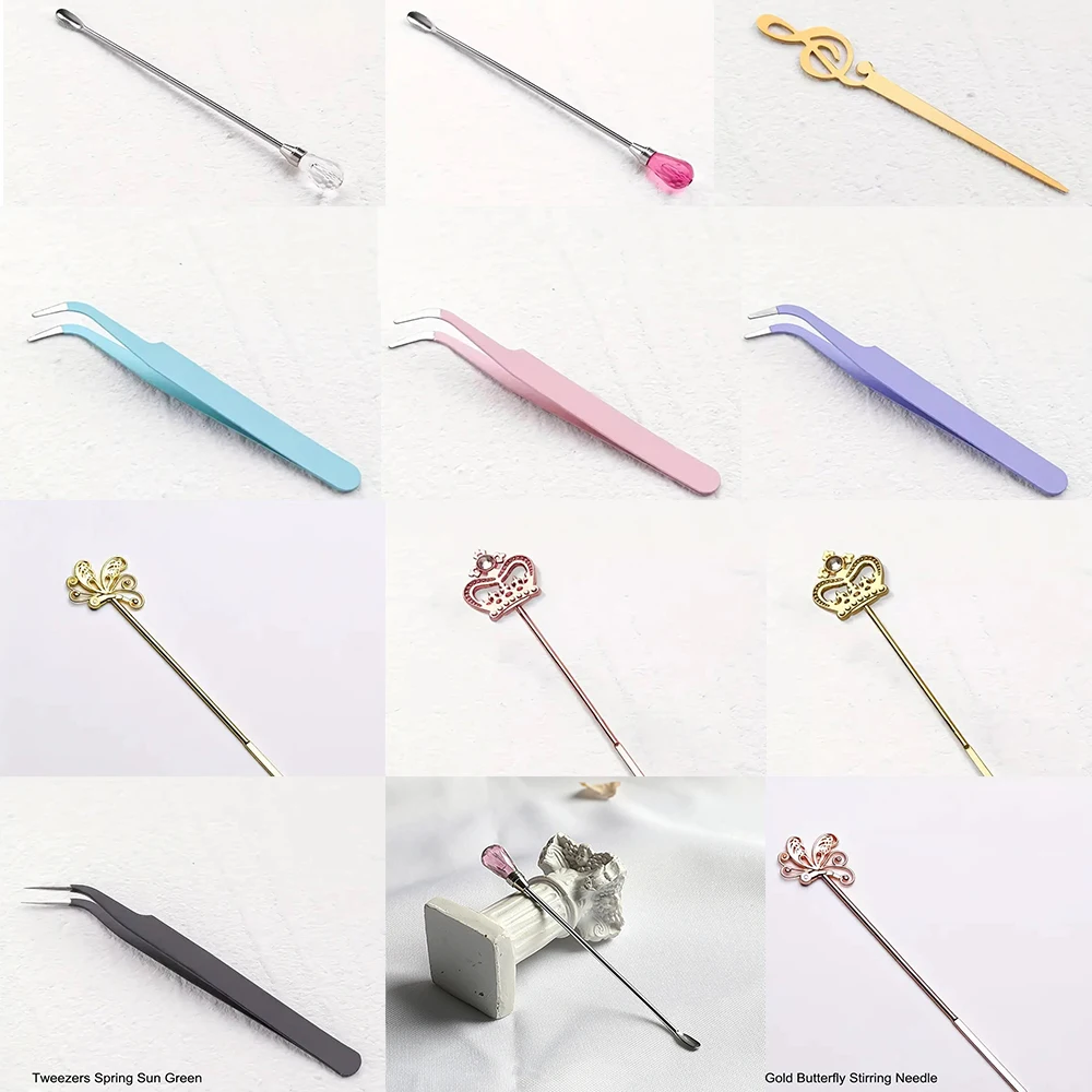 Mix Tweezers/Spoon/Stirring Needle Diy Making Handmade Envelopes Wedding Invitation Wax Seal Stamping Tool 2024