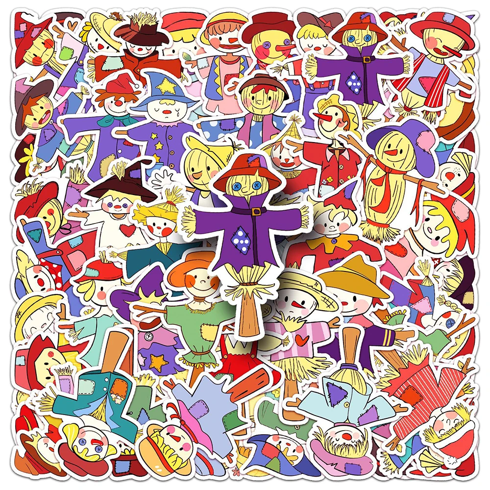 

10/30/50pcs Funny Scarecrow Graffiti Stickers DIY Laptop Skateboard Motorcycle Phone Cool Waterproof Sticker Kids Classics Toys