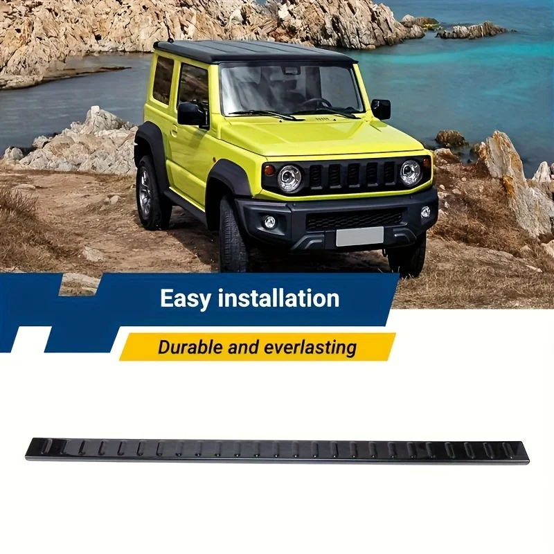 

Car Trunk Sill Protective Film for 2019-2025 Jimny JB64/JB74 | Anti-Scratch Tailgate Step Cover for 3/5 Door Interior