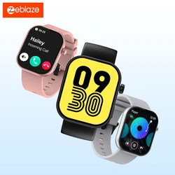 New Zeblaze Btalk Plus Voice Calling Smart Watch 2.03'' HD Screen 24H Health Monitor and Fitness Tracking Smartwatch for Women