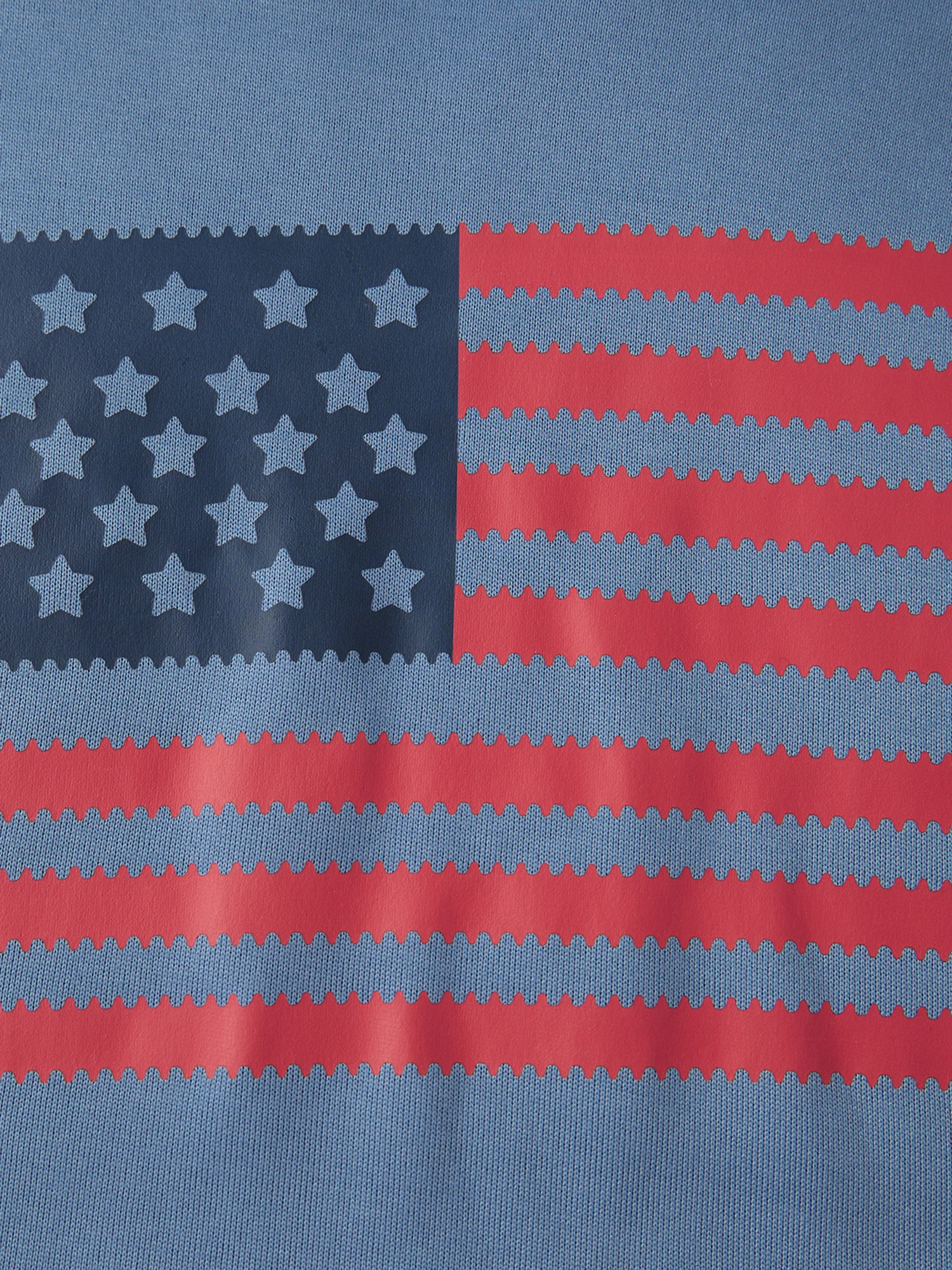 Women s American Flag Print Long Sleeve Round Neck Sweatshirt Pullover Top with Oversized Fit for 4th of July Celebrations