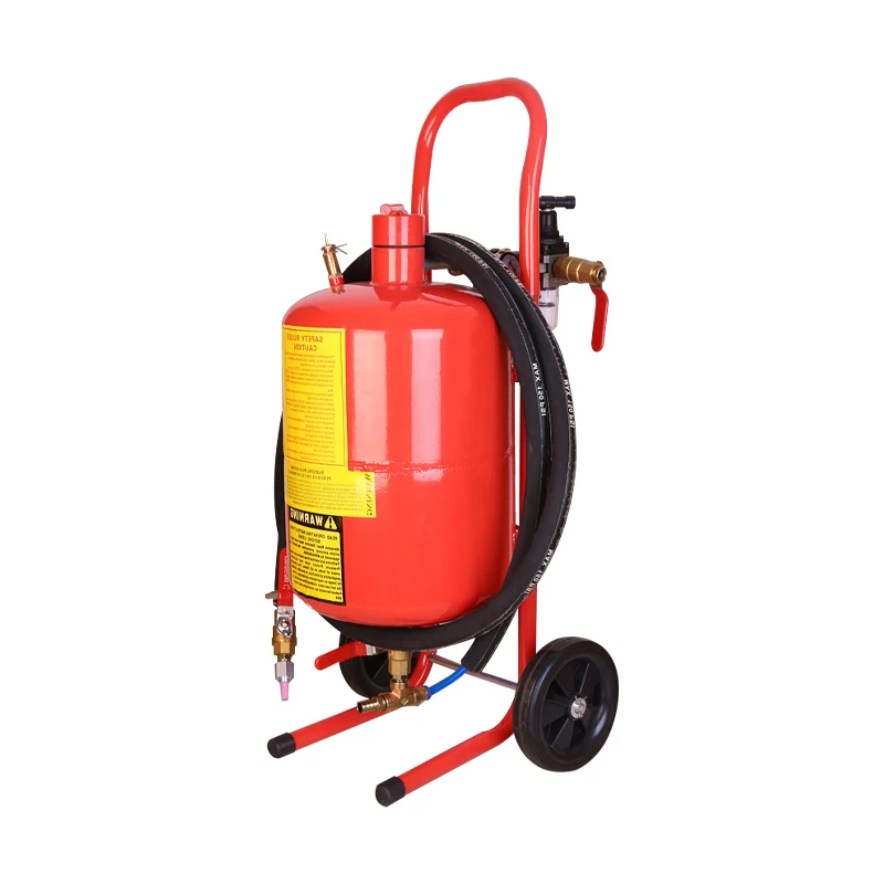 5GAL/10 GAL sandblasting machine Small rust refurbishment sander 20L/40L Photosynthetic Sandblasting Machine Mobile