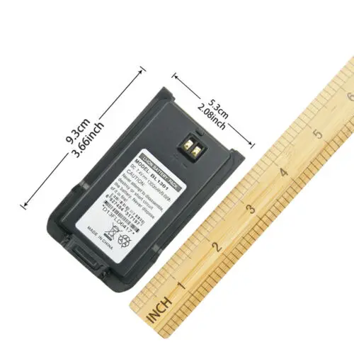 Batería de iones de litio BL1301 para Walkie Talkie, 7,4 V, 1300mAh, para Radio bidireccional, TC-446S, TC-518, TC-580, HYT, TC-560