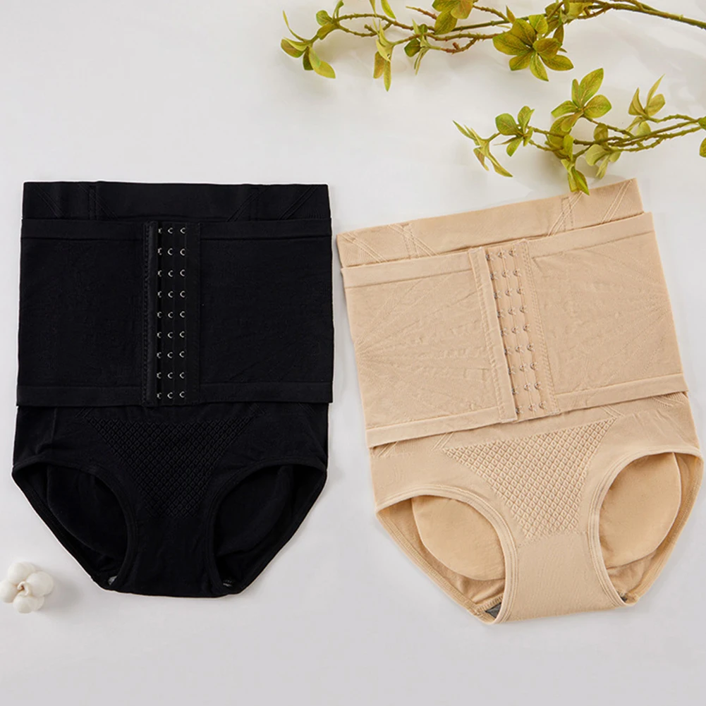 قابل للتعديل مشبك عالية الخصر ملابس داخلية السراويل الضيقة المرأة بعد العملية الجراحية الخصر تشكيل الرعاية السراويل نسيج النايلون اليوغا بعقب رفع #6