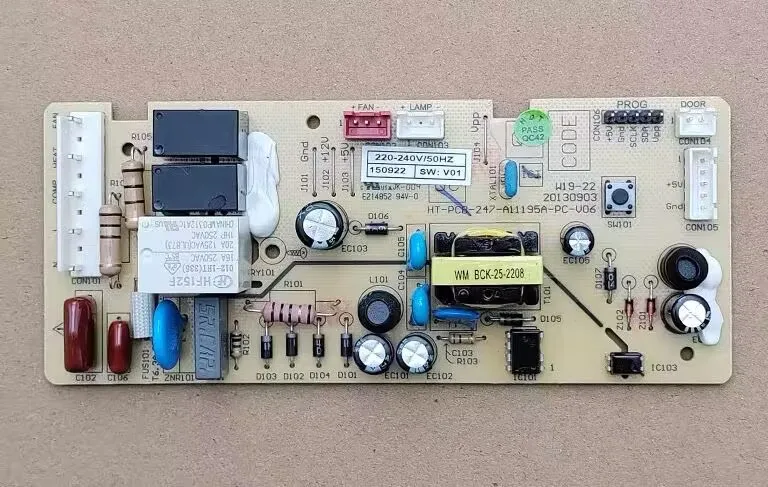 W19-22 Candy / Hoover Refrigerator Circuit Board Fridge Main PCB Power Control Board HT-PCB-247-A11195A-PC-V06