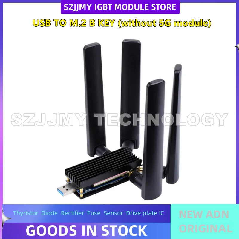 

НОВЫЙ ОРИГИНАЛ НА СКЛАДЕ Модуль 3/4/5G Плата расширения DONGLE M.2 к USB3.1 поддерживает рассеивание тепла из алюминиевого сплава SIMCom/Movefar