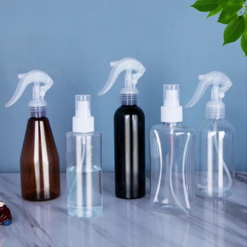 200ML Plastic Cleaning Hand Trigger Spray Bottle Empty Garden Water Sprayer Vaporizer Moisturizer Refill Bottle Travel Container