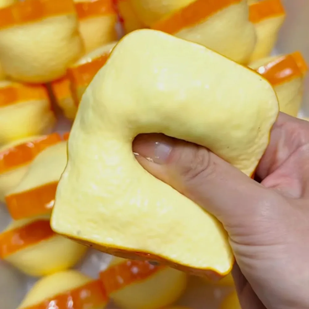 Crunchy Squishy Toast Bread Squeeze Fidget Toy Homemade Soft Toast Stress Ball ASMR Sensory Anti Stress Toy Gift for Adult