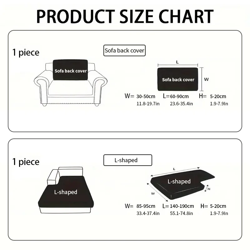 Elastic Sofa Cover Luxury Adjustable Elastic Couch Cover for Living Room Sofa Seat Cover 1 2 3 4 seat l shaped full set