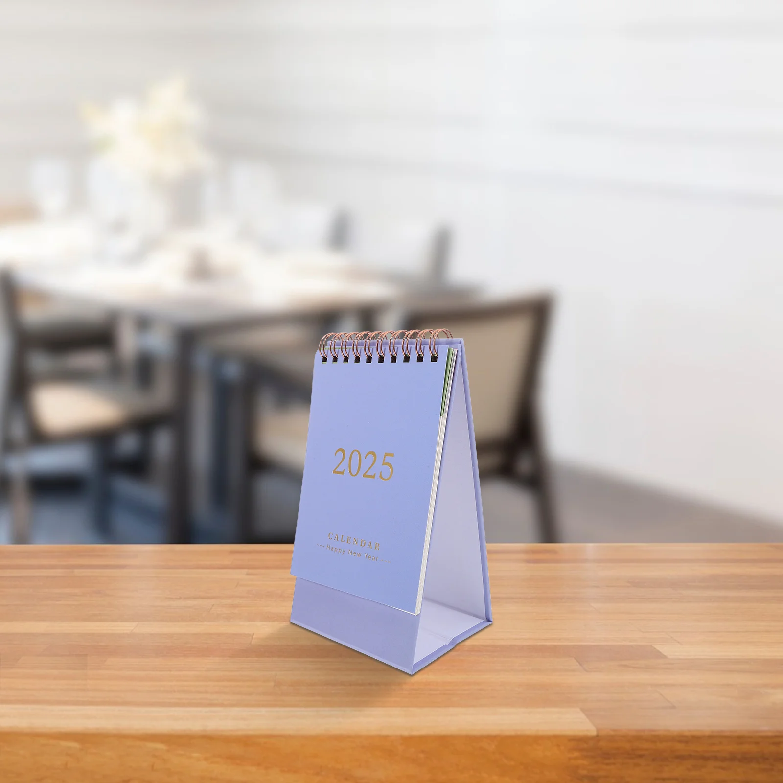 Настольный перекидной настольный календарь, простой дизайн для офисного учебного стола, ежемесячная заметка, ежедневный дисплей даты, новогодний календарь 2025 года