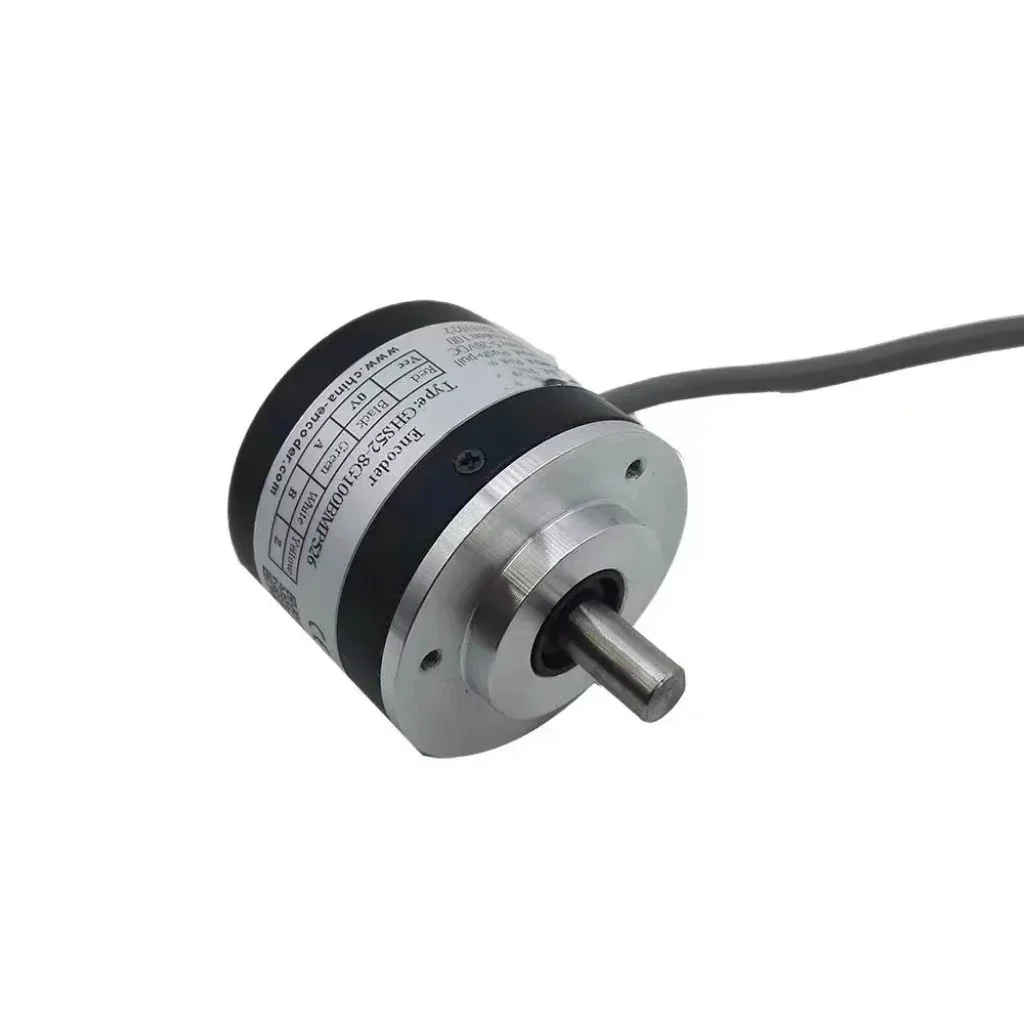 2025Optical Rotary Encoder Motor Push Pull Short Circuit Proof Reverse Polarity Protection Mechanical Shaft Incremental Encoders