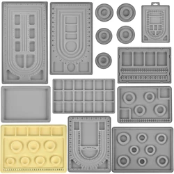 Flocked Bead Board Bracelet Necklace Beading Organizer Artistry Tray Design Measuring Tool for DIY Jewelry Making Accessories