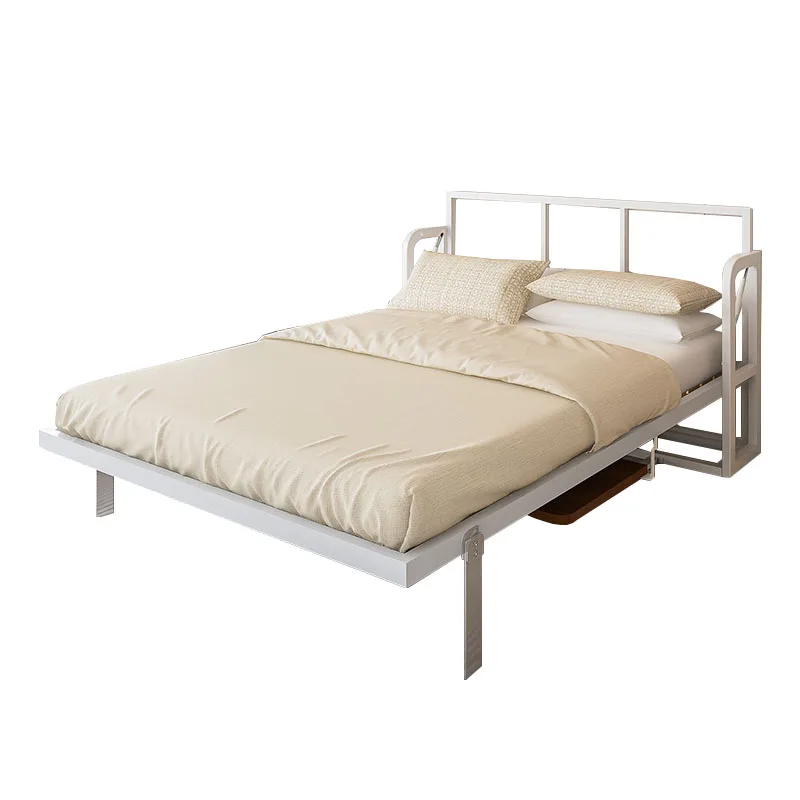 FBB Easy DIY Manual Installation Murphy Bed Frame with Pull-Out Folding Hidden Wall Mechanism for Home or Office