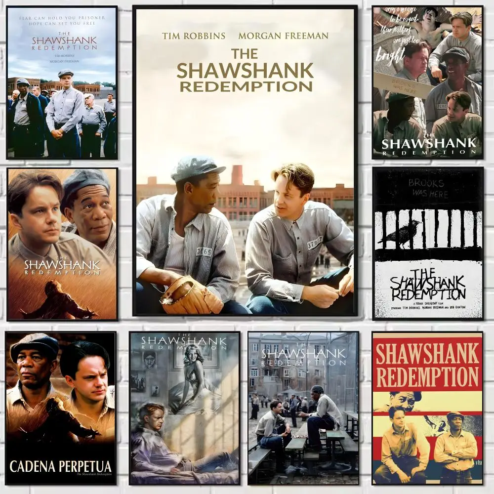 

Movie The S-shawshank Redemption Painting Calligraphy Modern Waterproof Wall Art Print For Home Living Room Bedroom Office Decor