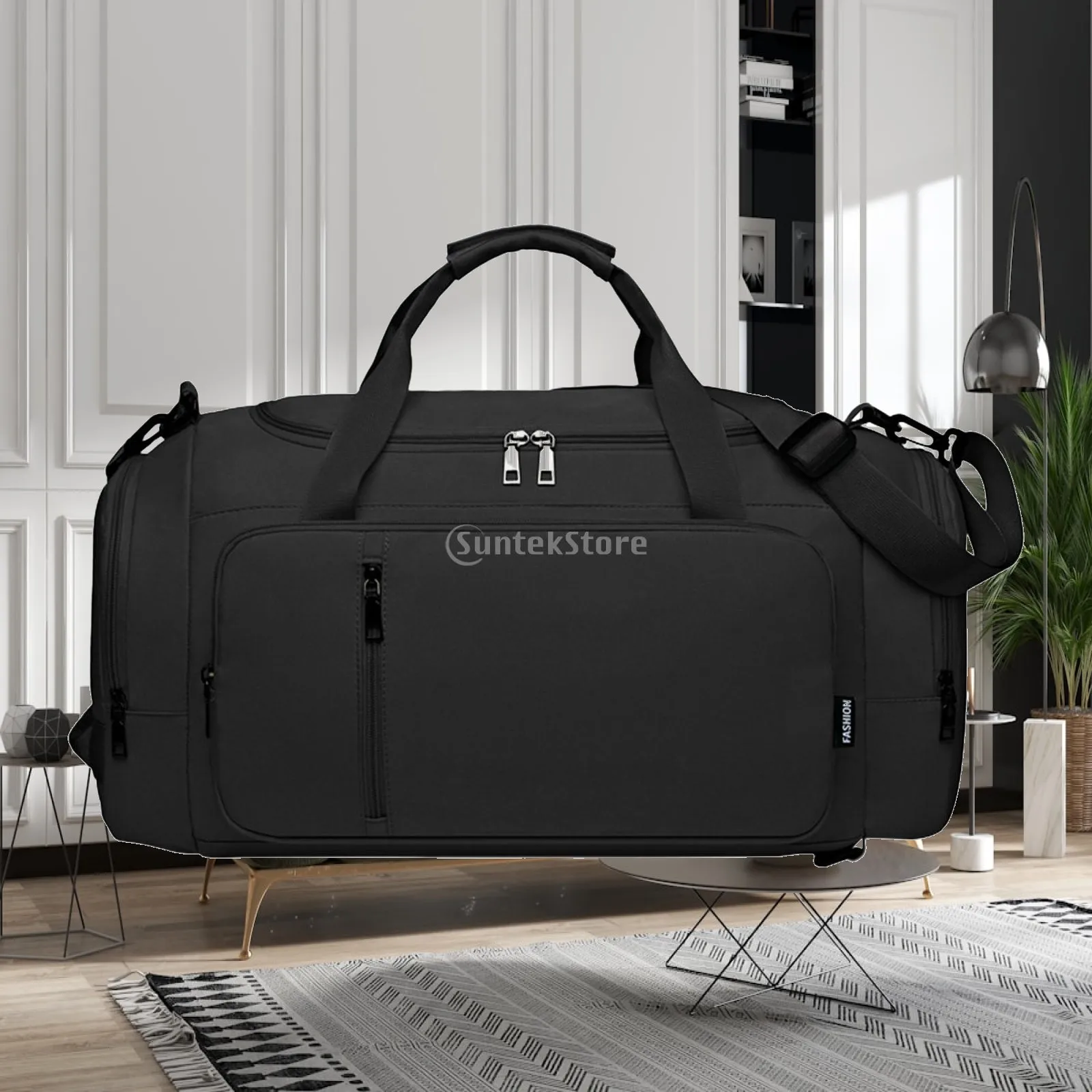 Travel Duffle Bag Gym Duffel Bag Overnight Bag Carry on Tote for Men Women Large Capacity Luggage Bag with Shoe Compartment