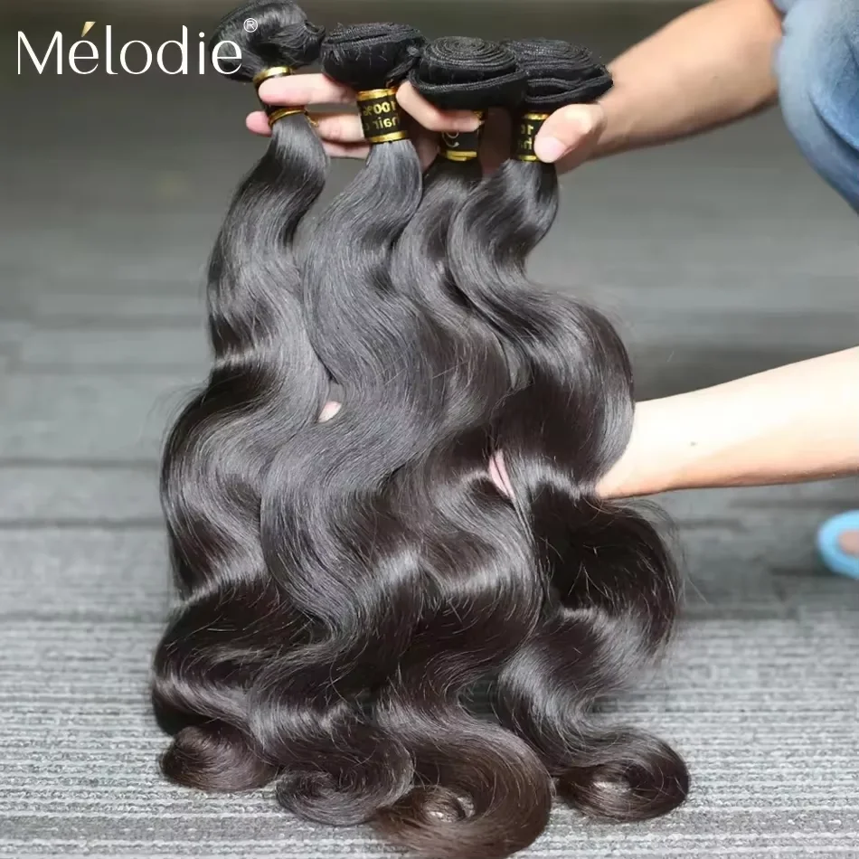 

Волосы Body Wave 28, 30, 40 дюймов, индийские волосы Remy Raw Virgin, необработанные, 100% человеческие волосы, наращивание волнистых волос, 1, 3, 4 пучка, предложение