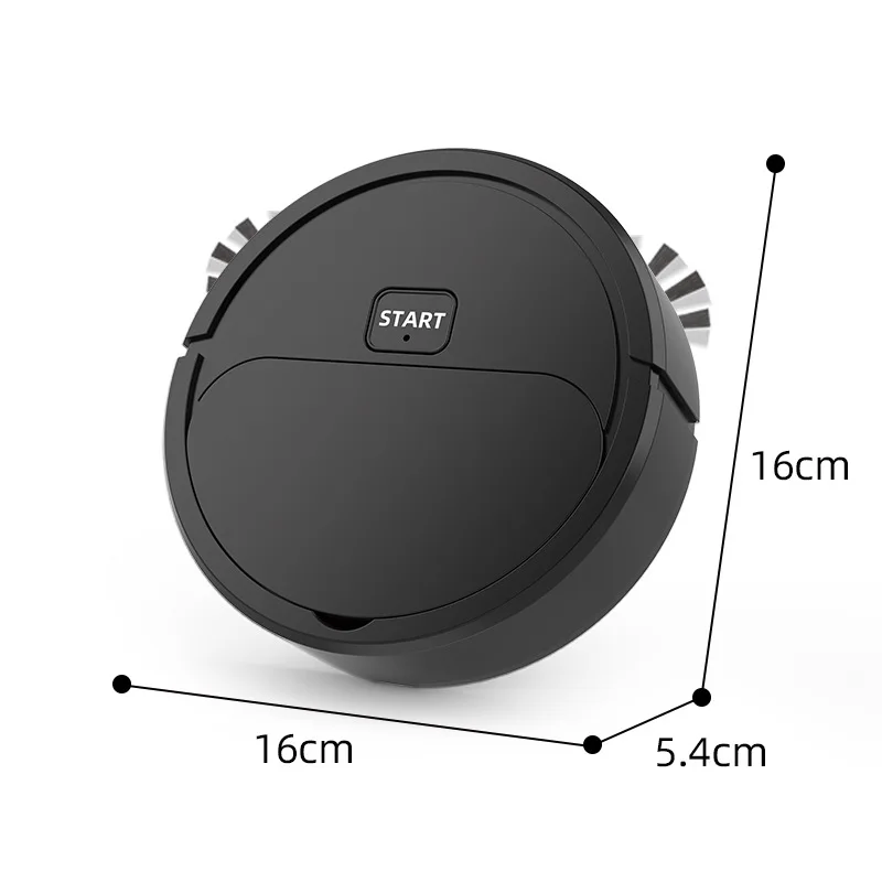 2024 Automatic Portable Mini Home Floor Robotic Vacuum Cleaner Wet Dry Three-In-One Sweeping Machine for Home