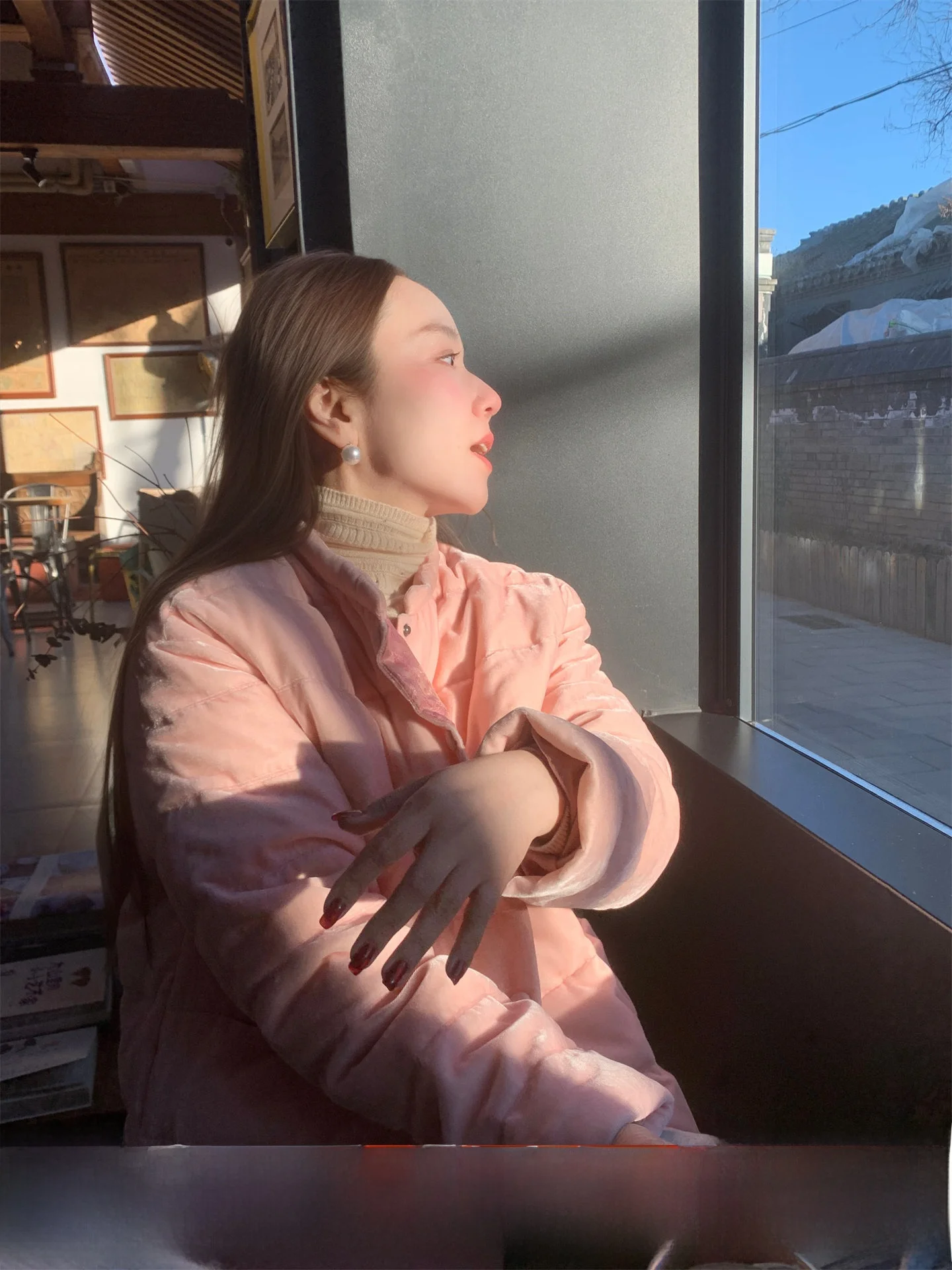 

Розовая шелковая хлопковая куртка для женщин, зимняя утепленная верхняя одежда, уникальная красивая зимняя одежда для повседневной носки и поездок на работу