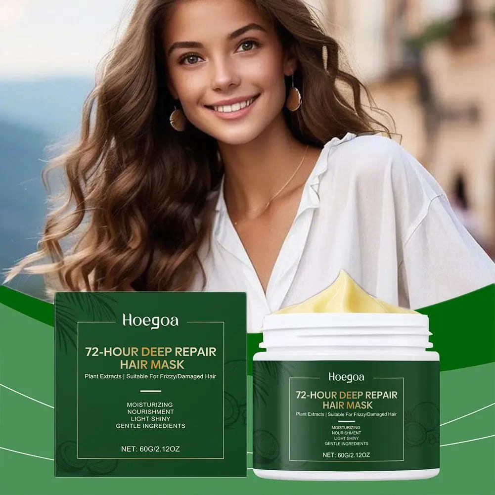 

1pcs Collagen Hair Mask Repair Damage Dry Frizz Hair Soft Shiny Curly Deep Moisturizing Smoothing Treatment Care Keratin Ha E7O9