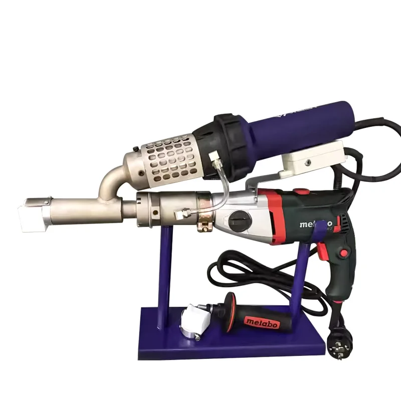 BE1300 Portable Hot Air Welding Machine Geomembrane Plastic Extruding Welding Machine / Plastic Extrusion Welders