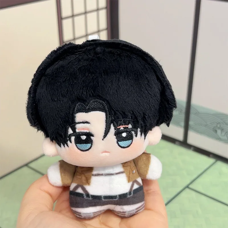 อะนิเมะโจมตีบน Titan Levi Ackerman คอสเพลย์การ์ตูน 10 ซม.ผ้าฝ้าย Maumet ปลาดาว Body Puppet จี้กระเป๋า Charm พวงกุญแจ