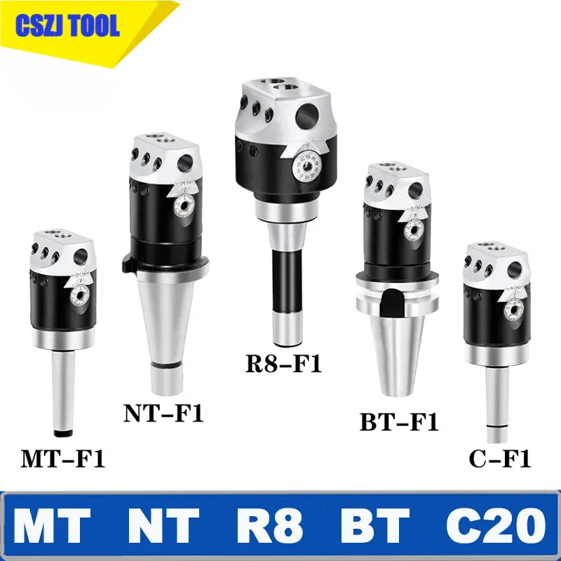 Boring Head Connecter F1 Boring Tool Holder BT30 BT40 NT30 NT40 R8 MT MT2 MT3 MT4 MT5 C20 C25 F1 Boring Tool Holder F1-50 F1-75