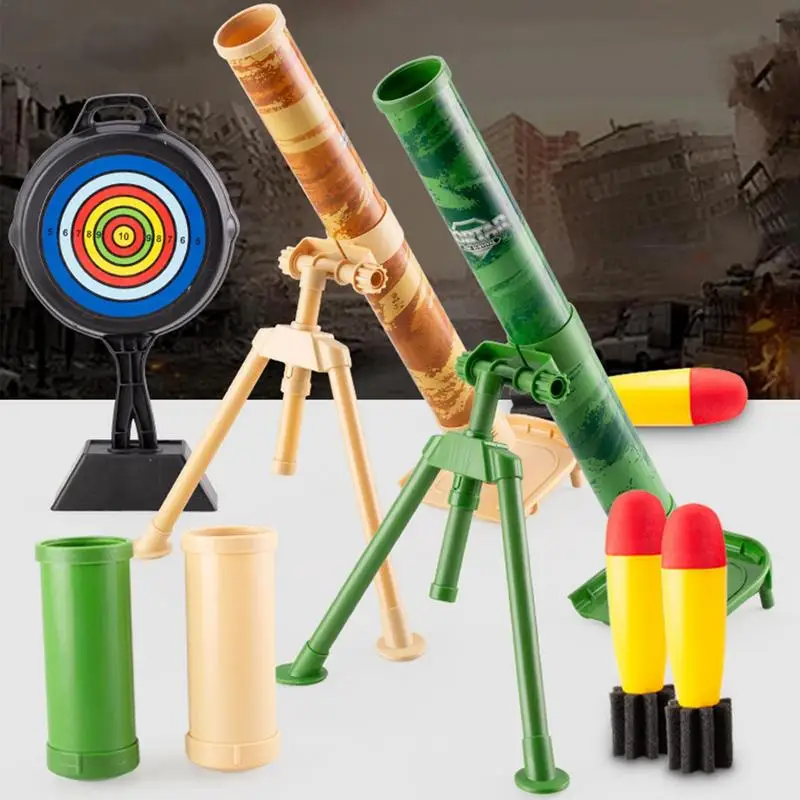 

Mortar Toys For Kids Practical Foam Mortar Launcher Toy Mortar Minifigurine Parts Building Blocks Kit Soldier Minifigurine Tools