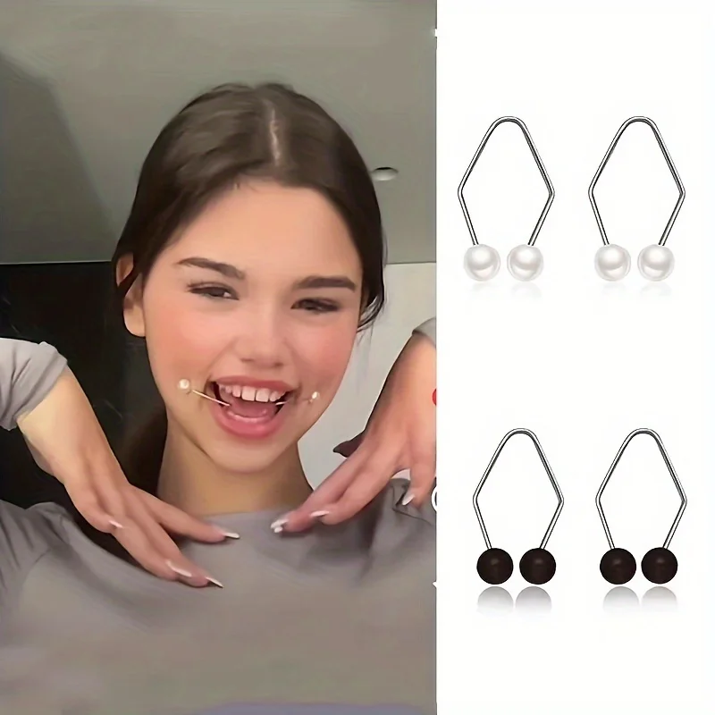 

1 Pair Dimple Trainer Dimple Makers for Cheeks Facial Dimple Make Tool Beauty Easy to Wear Develop Natural Smile Jewelry Good