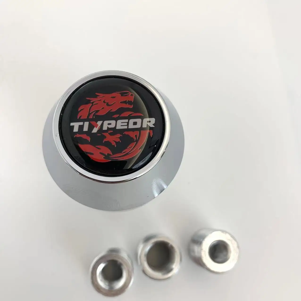 

Tiypeor Chrome Shift Knob Universal Manual Handle Gear Shift Gear Knob For Racing Accessories