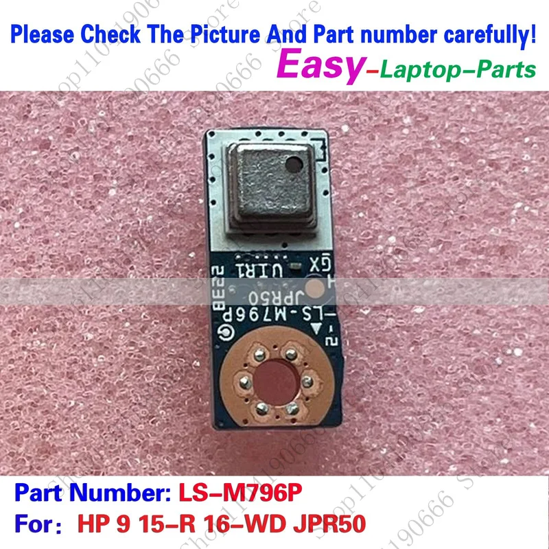 

GYX New For HP 9 15-R 16-WD JPR50 Power Button Board LS-M796P.