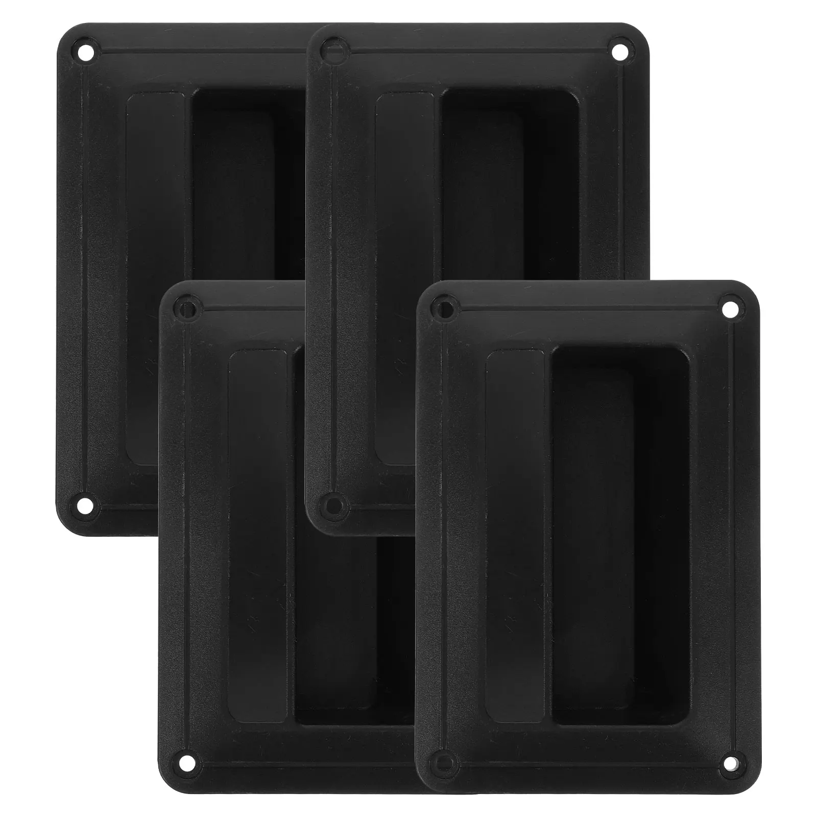 

4 pcs Side Handles Plastic Accessories Handle Audio Speaker Parts Speaker Side Handle Practical Useful