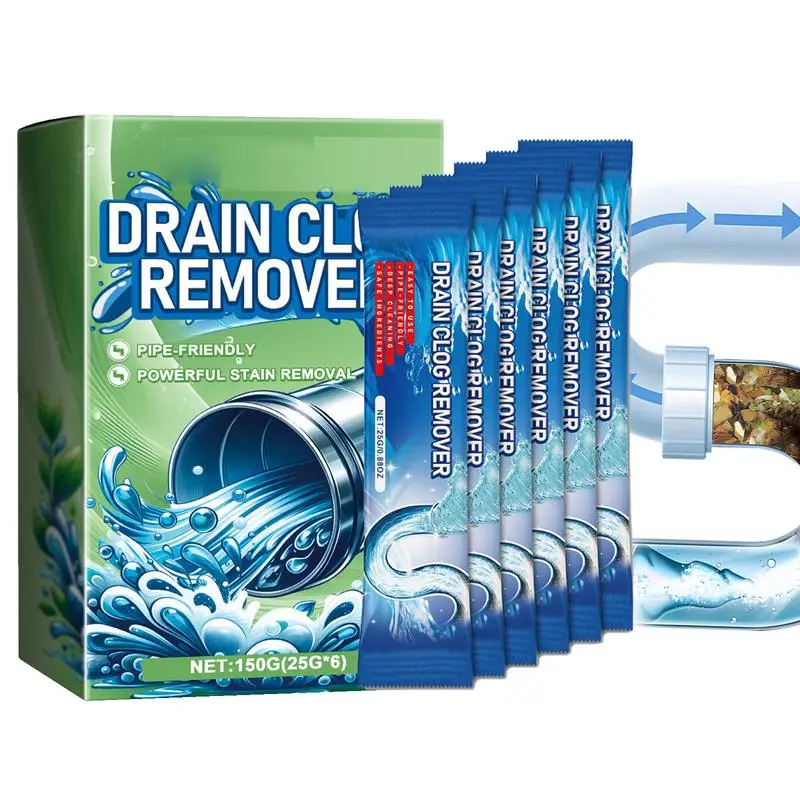 Powerful Sink Drain Cleaner High-Efficiency Clog Remover Kitchen Sewer Power Pipe Channel Powder Cleaning Tools For Restaurants