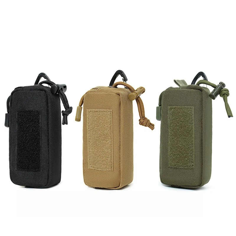 Outdoor Sports Tactical EDC Wallet Portable Coin Pouch Key Bag Waist Pack Durable Card Holder Bags Zipper Wallet Accessory Bag