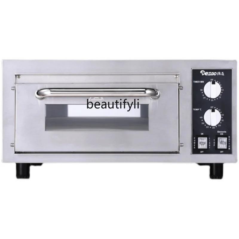 Electric Oven Commercial Large-Capacity Single-Layer Oven Roast Machine Multi-Functional Pizza Machine Egg Tart Pancake