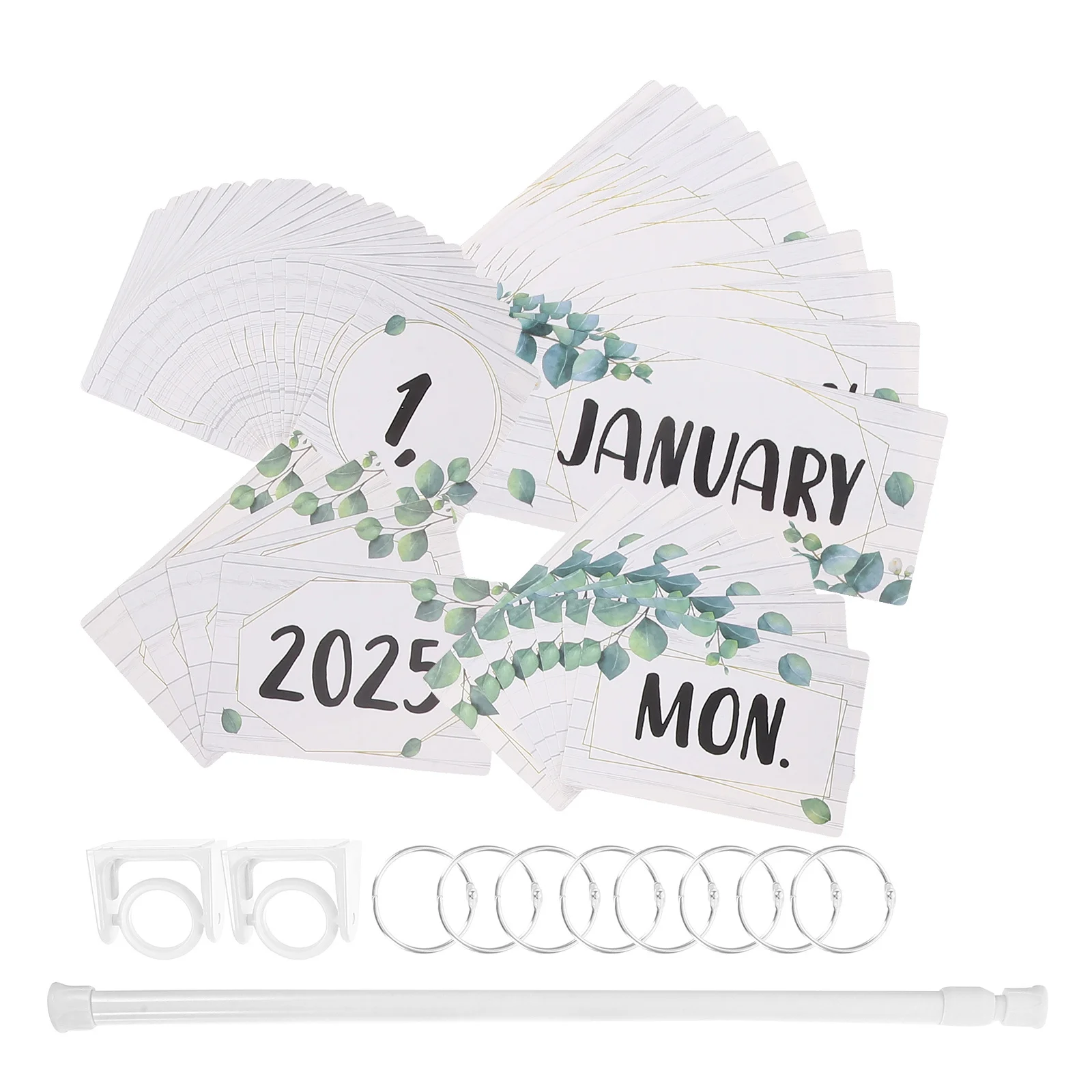 

1Set Classroom Flip Calendar Set 2025-2028 Longlasting Educational Display for School Homeschool Wall Decoration Bright Academic