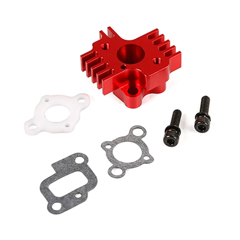 Tubo di aspirazione per 23Cc 26Cc 29Cc 30,5Cc per 1/5 HPI ROVAN KM Baja Losi 5T FG GoPed RedCat Rc Parti di automobili, Rosso