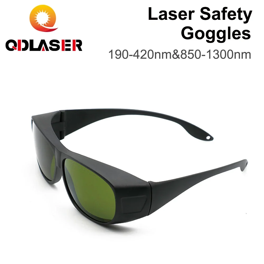 Imagem -02 - Qdlaser-óculos de Proteção para Yag Dpss Fibra Laser Óculos de Segurança Estilo c Od6 Plus Blindagem 1064nm