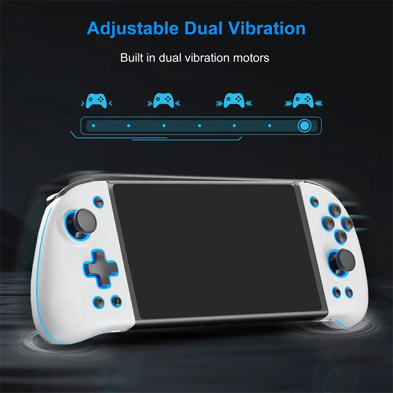 LinYuvo KS47 Joypad Pro Controller, untuk saklar Auto Fire Bluetooth Turbo Function Pro Controller untuk Nintendo Switch/OLED