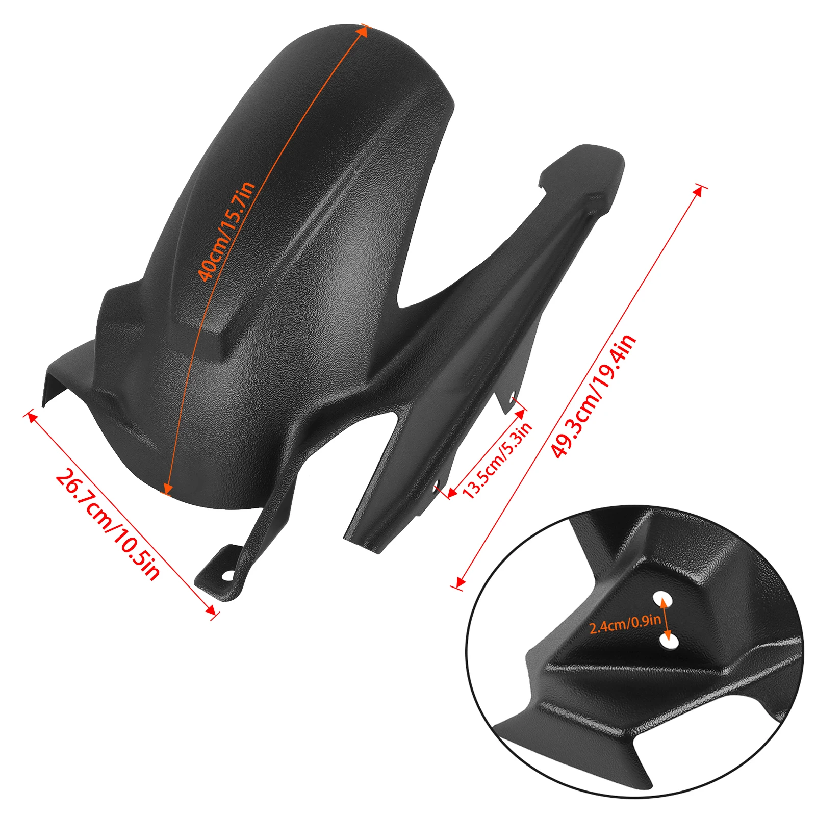 Rear Fender For Honda NT1100 2025 2026 NT 1100 DCT 2025 Motorcycle Hugger Rear Mudguard Wheel Extension Splash Guard Accessories