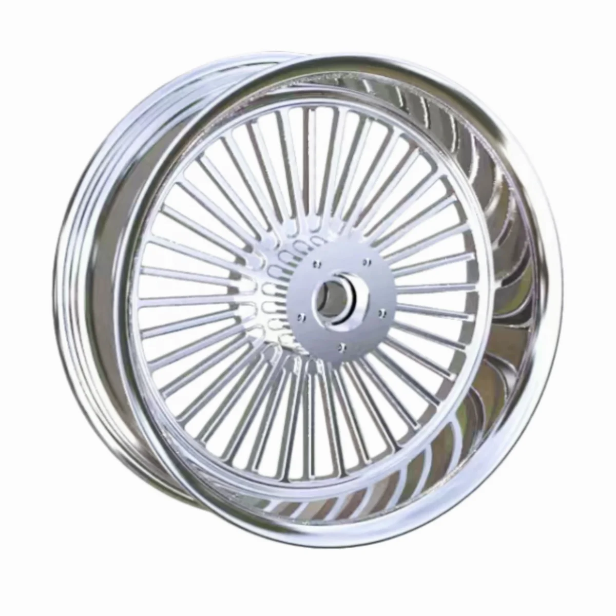 Custom 18in 19in 21in 23in 26in Chrome Forged Motorcycle Wheel for Harley Davidson  Boy FLSTF / FLFBS Alloy Wheels