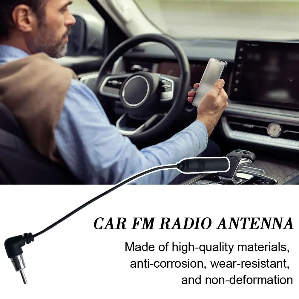 

Metal 200mm Car Stereo Audio DVD Navigation Radio Antennas Adapter Suitable For All Car Audio Accessories Quick Installatio U4H5