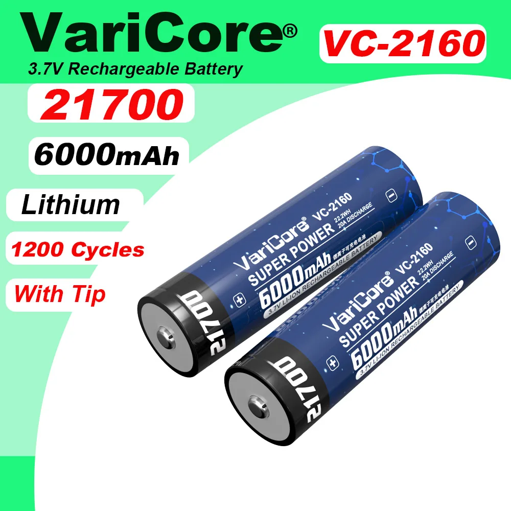Test et recommandation du batterie rechargeable 21700 6000 mAh : performance, durabilité et utilisation pratique
