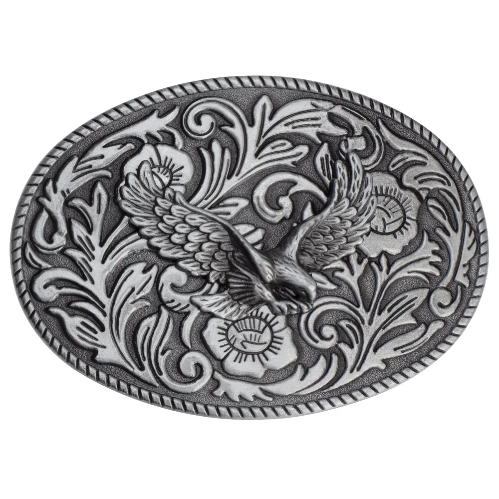 Leather Belt Buckle Eagle on The Grassland Golden Eagle