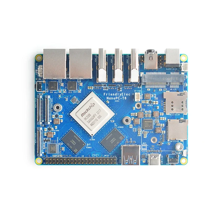 NanoPC-T6 FriendlyElec Original 2023 4GB 8GB 16GB RAM 32GB 256GB ROM Open Sourced Platform Development Board