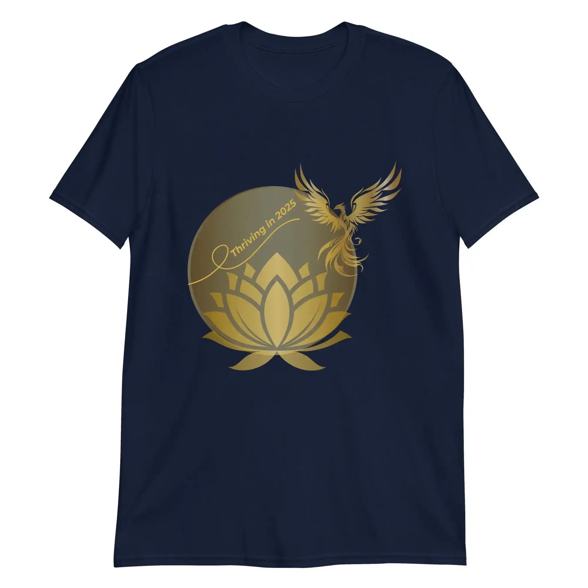 T-shirt « Thriving in 2025 » : Affirmation Positive et Motivationnelle pour la Réussite et les Objectifs du Nouvel An