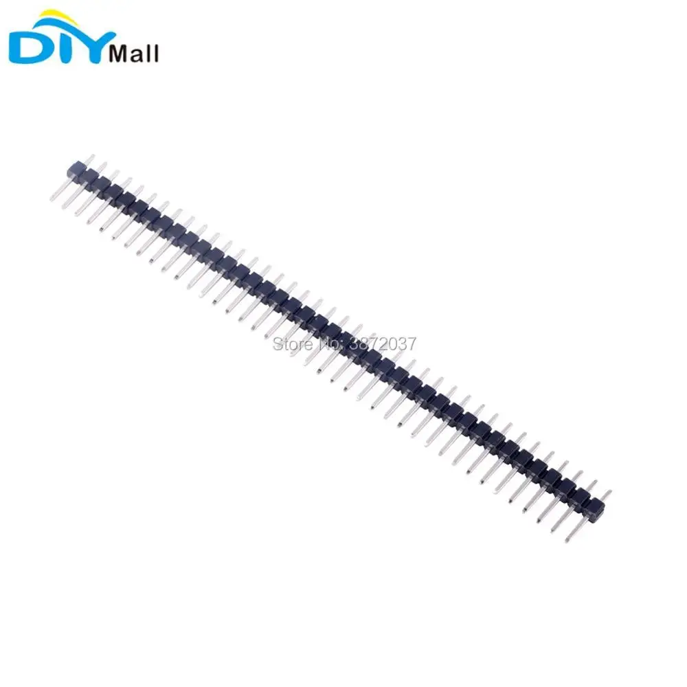 100pcs/lot 40Pin 2.54mm 11mm Male Single Row Straight Pin Header for Arduino