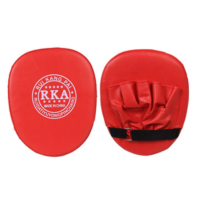 2Pcs/Lot Kick Boxing Gloves Pad Punch Target Bag Men MMA PU Karate Muay Thai Free Fight Sanda Training Adults Kids Equipment