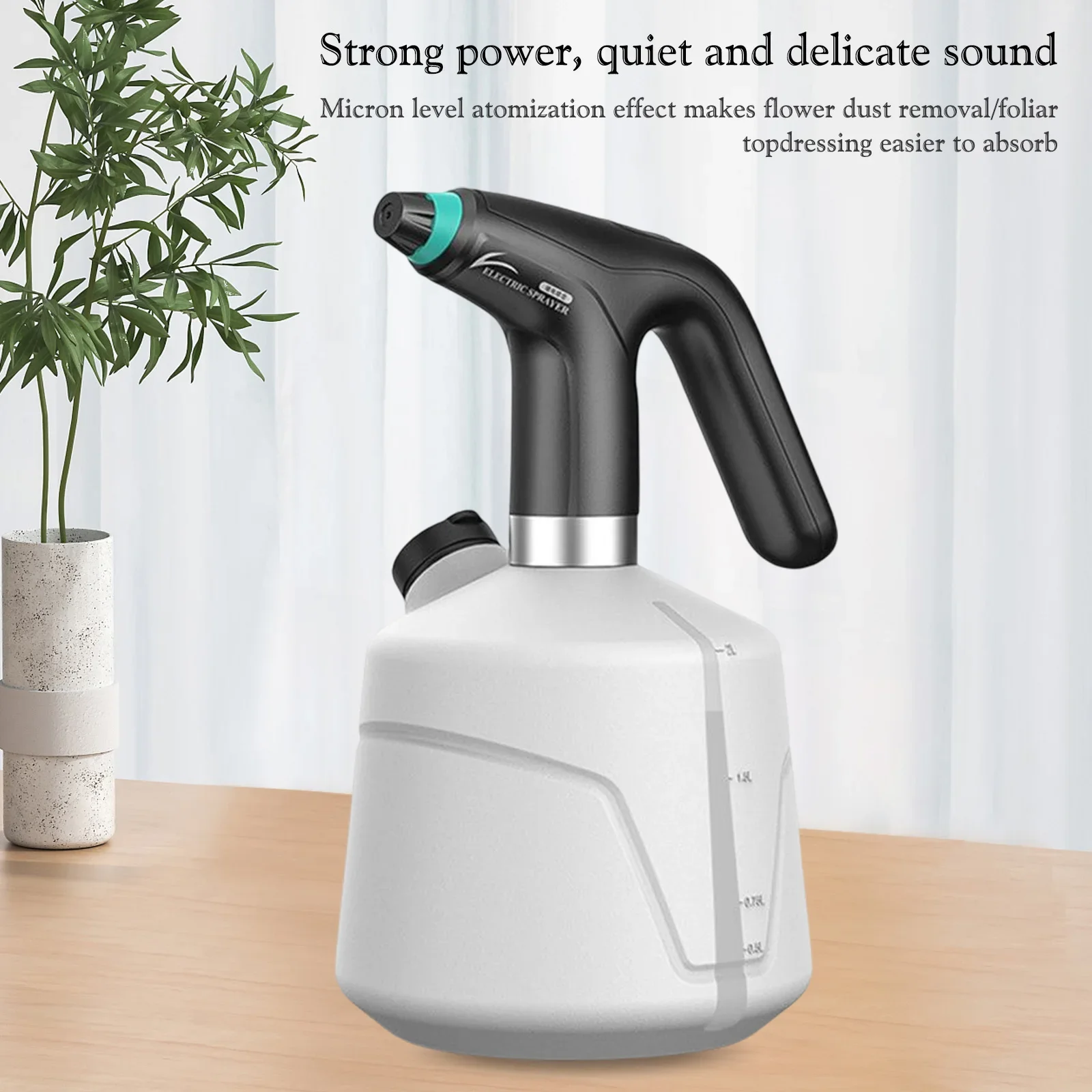 1-2L Electric Plant Spray Bottle Automatic Watering Fogger USB Electric Sanitizing Sprayer Watering Machine Plants Garden Tools