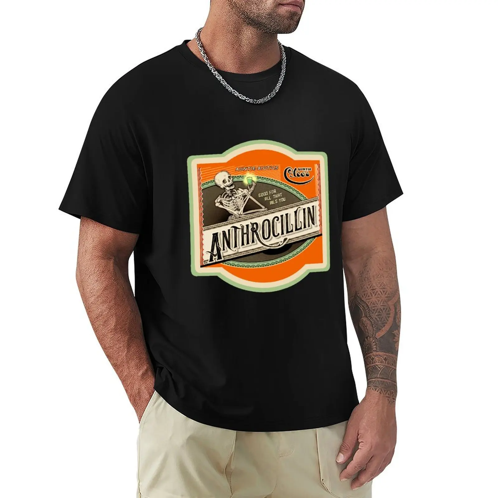 

Anthrocillin T-Shirt Relaxed Fit Casual Short Sleeve Top